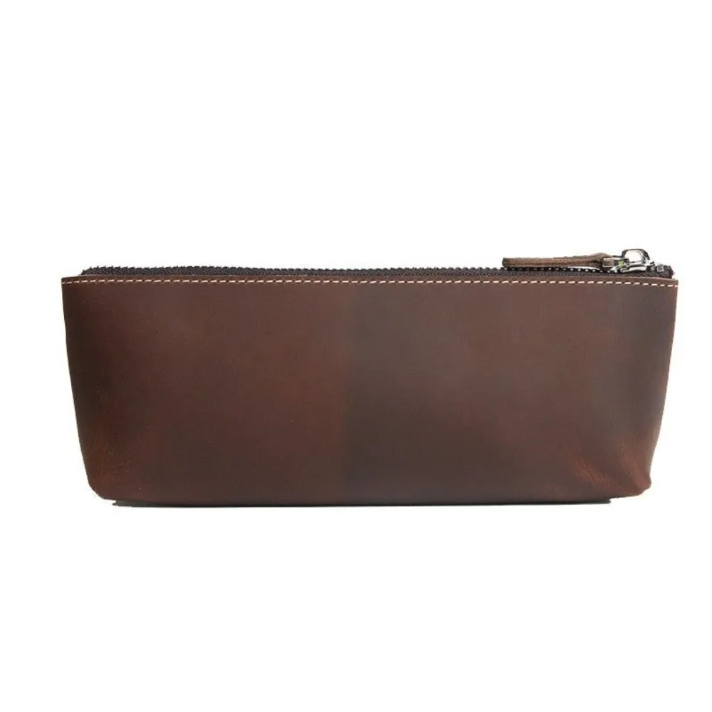 Handmade Leather Pencil Case - Leather Cosmetic Bags