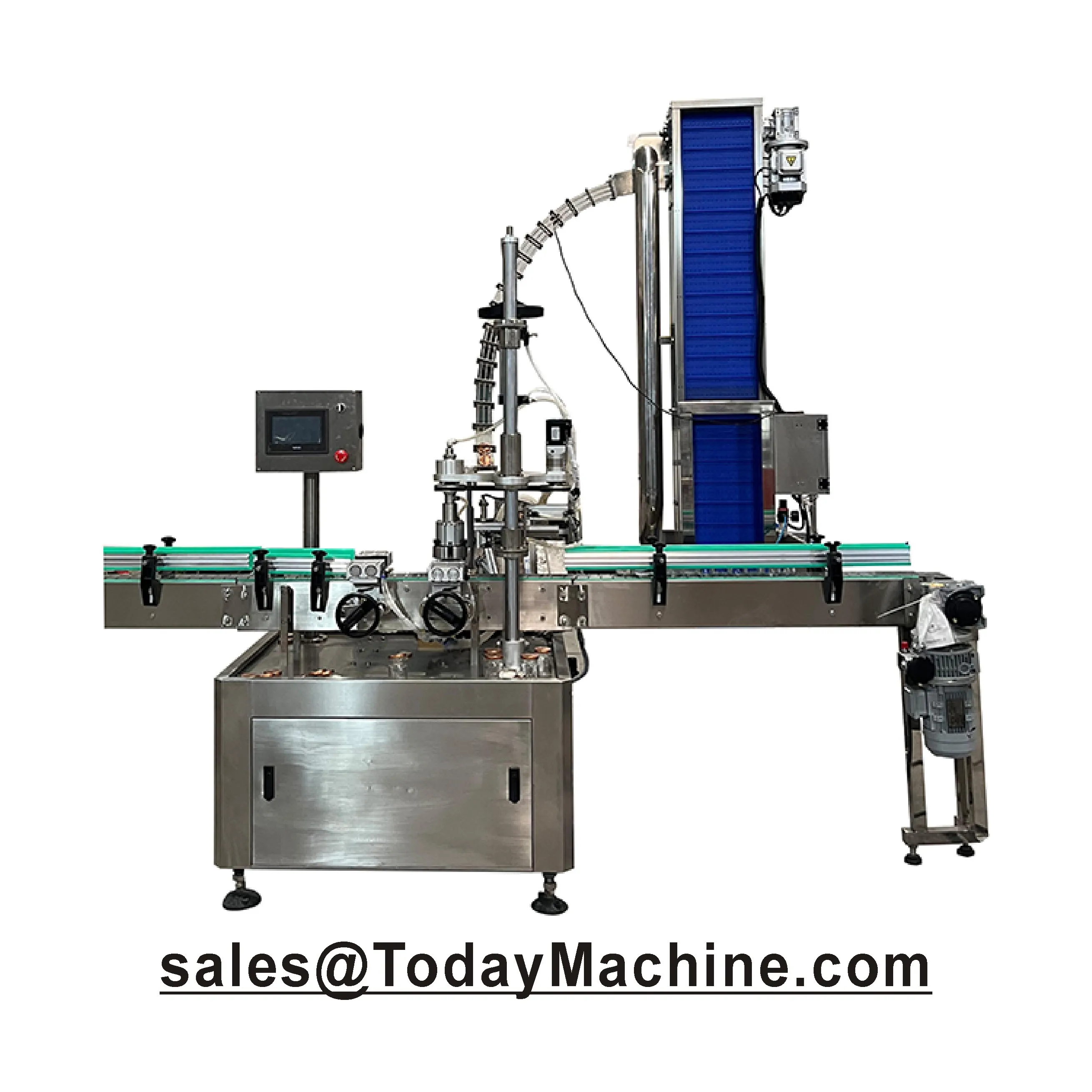 Glass Bottle Cap Screw Capping Machine for Wine and Plastic Bottles Core Components Pump