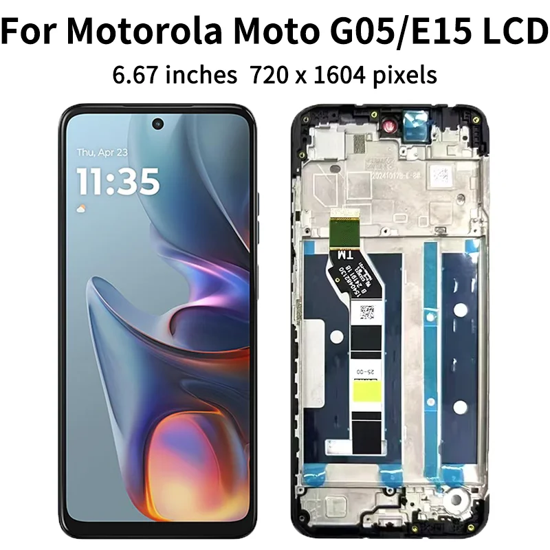 6.67 inch For Motorola Moto G05 XT2523-2 Lcd Display Touch Screen