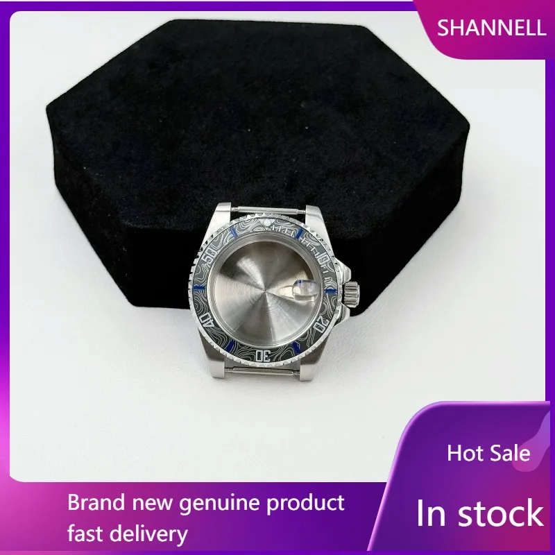 

Water Ghost Carbon Brazed Ceramic Ring NH35 Case Replacement Black and Green Water Ghost Case 40mm Suitable for NH34 Movement