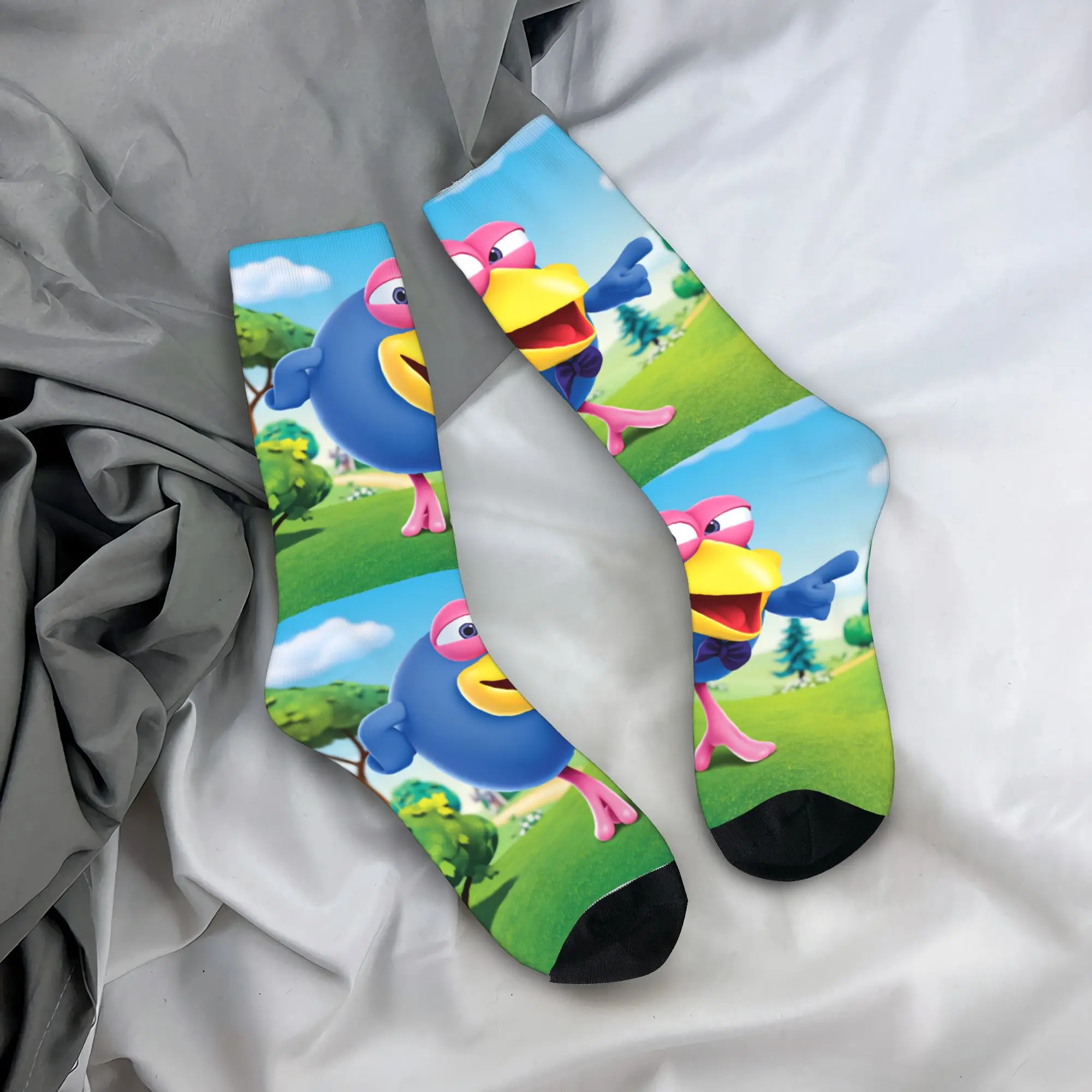 

Носки с персонажами российского мультфильма «Смешарики», осенние, оригинальные, мягкие, для женщин и мужчин Спортивные носки против потоотделения