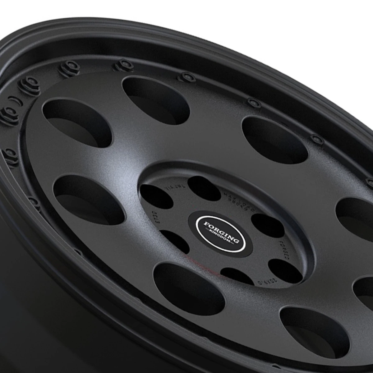 Custom Forged 17/18/19 Inch Aluminum Alloy Multi-Spoke Wheels High-Strength Off-Road 5-Hole/6-Hole/8-Hole 0mm