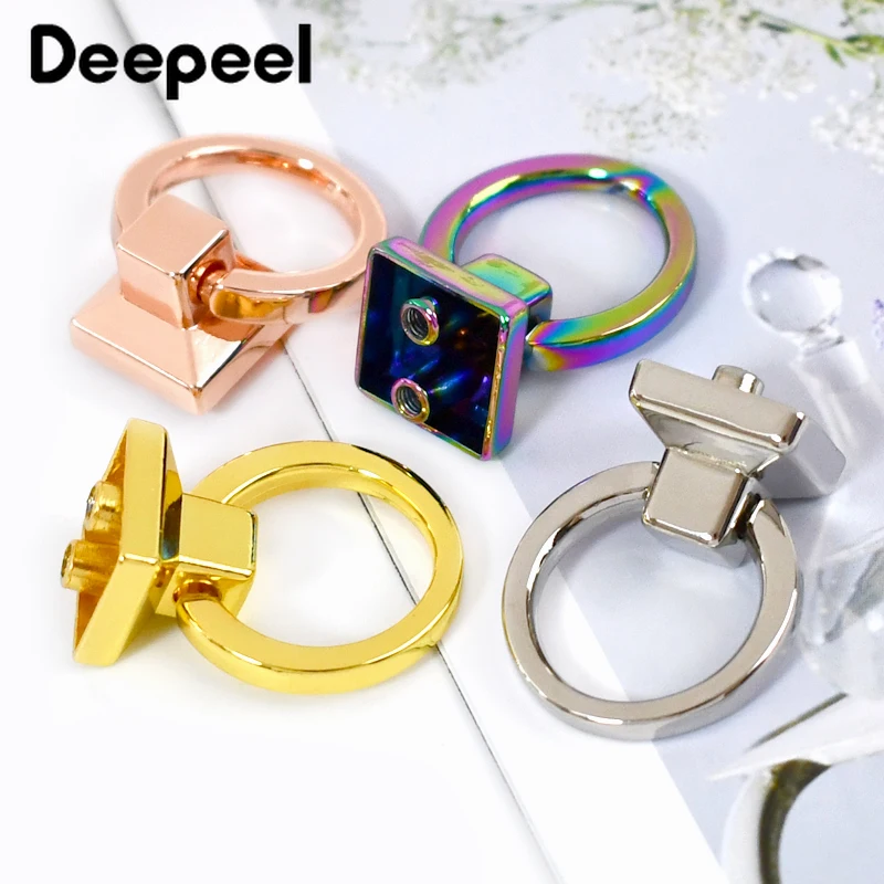 2/5/10Pcs 18mm Deepeel Metal O Ring Buckles Side Clips Buckle Bag Strap Chain Connector Hanger Clasp DIY Hardware Accessories