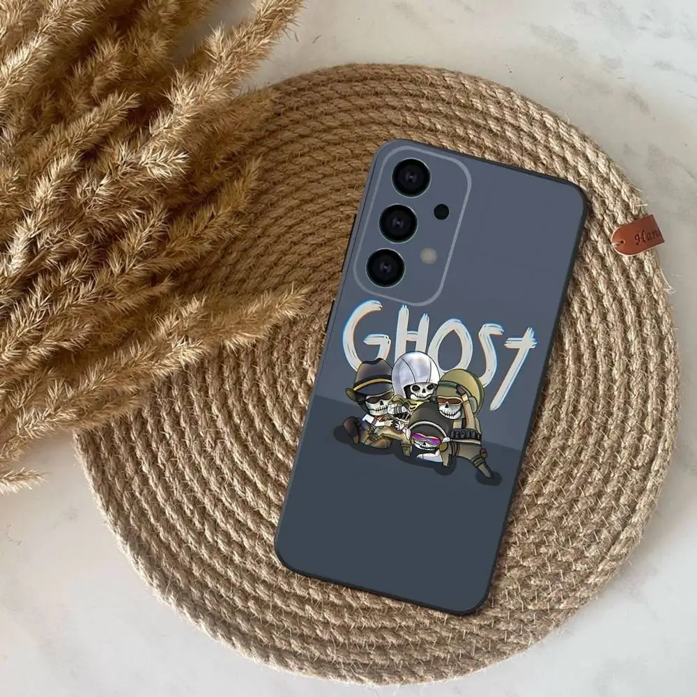 حافظة هاتف COD Call Of Duty G-Ghosts لهاتف سامسونج S25، S24، S21، S22، S23، S30، Ultra، S20، Plus، Fe، Lite، Note، 10,9,5G غطاء أسود