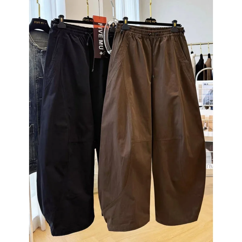 

Loose Casual Workwear Pants Men's plus Size 300 Pounds Japanese Retro Style Spring Autumn New Loose Knife Pants