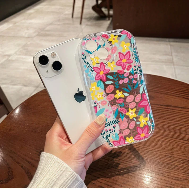 Flower Phone Case For Huawei Honor 300 Pro 90 Lite 20 50 SE Nova 5T 11 7 9 10 P30 P40 Mate 30 40 Pro Soft Shockproof Clear Cover