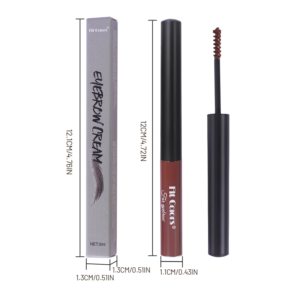 高色素眉毛ティント眉毛ジェルスタイリングソープティント眉毛エンハンサー眉毛白茶色メイクアップ化粧品ツール