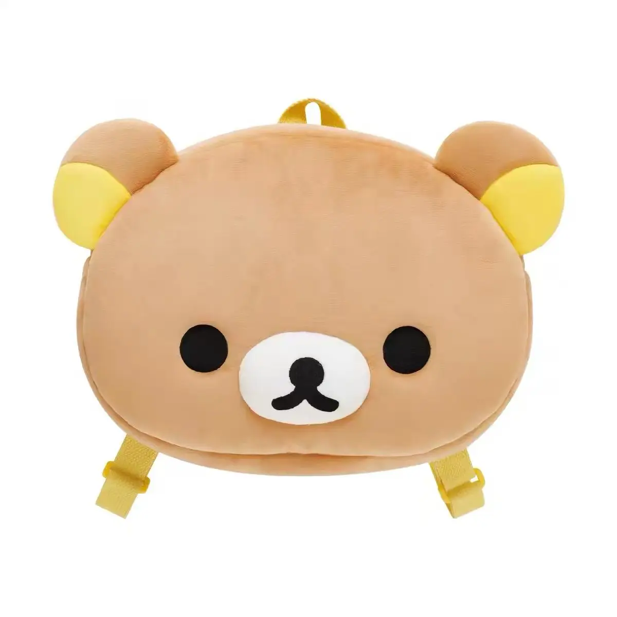 Cute Rilakkumas Korilakkumas Plush Backpack Anime Relax Bear Body School Bags Kawaii Cartoon Back Pack for Women Girls Student