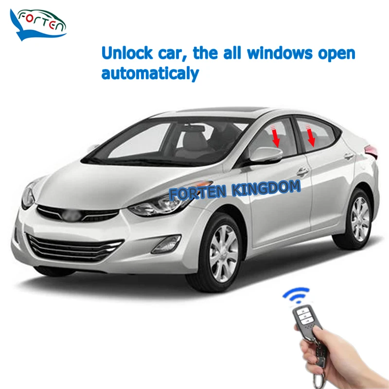 Forten Kingdom Car Auto Window Closer & Open Side Mirror folder unfold Kit For Hyundai Elantra HD 2006-2010