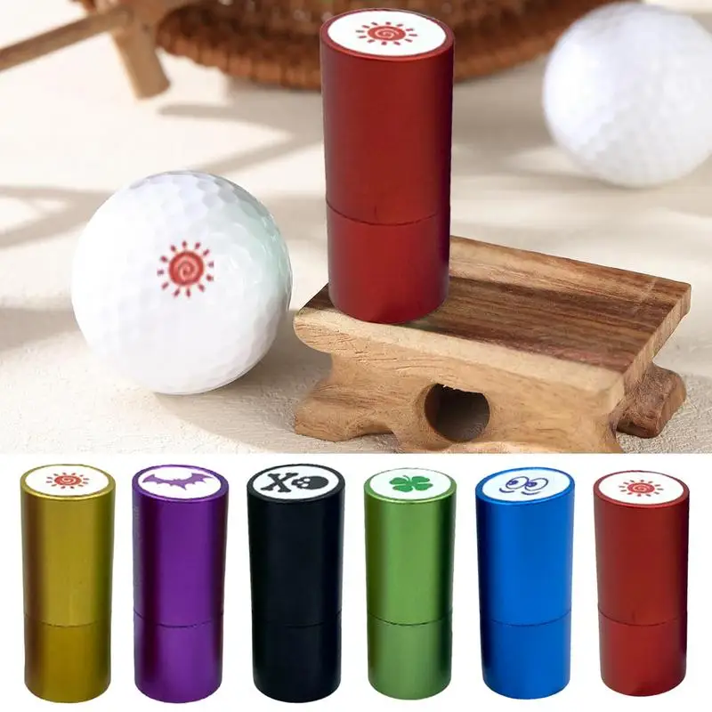 Pallina da Golf Stamper timbro marcatore impronta sigillo plastica ad asciugatura rapida multicolori accessori da Golf simbolo per regalo golfista