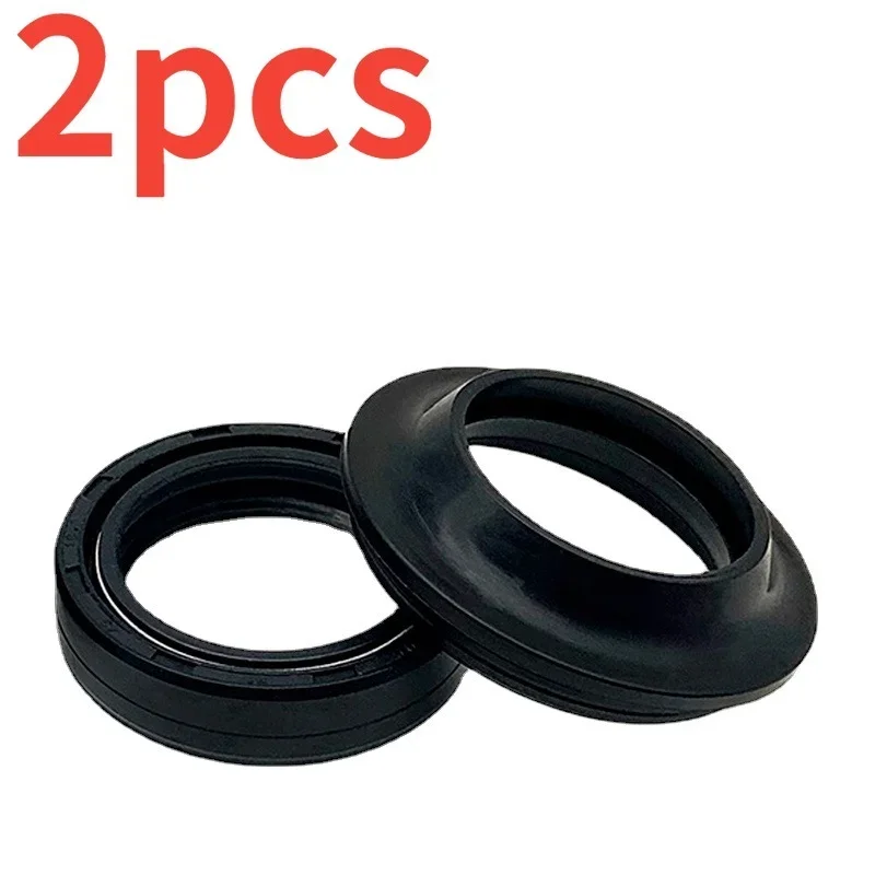 2pcs for Suitable for WY125 Jialing CBT125 Little Princess GCC Joy WH100 Front Shock Absorption Oil Seal Dust Cover 32X43-30x40