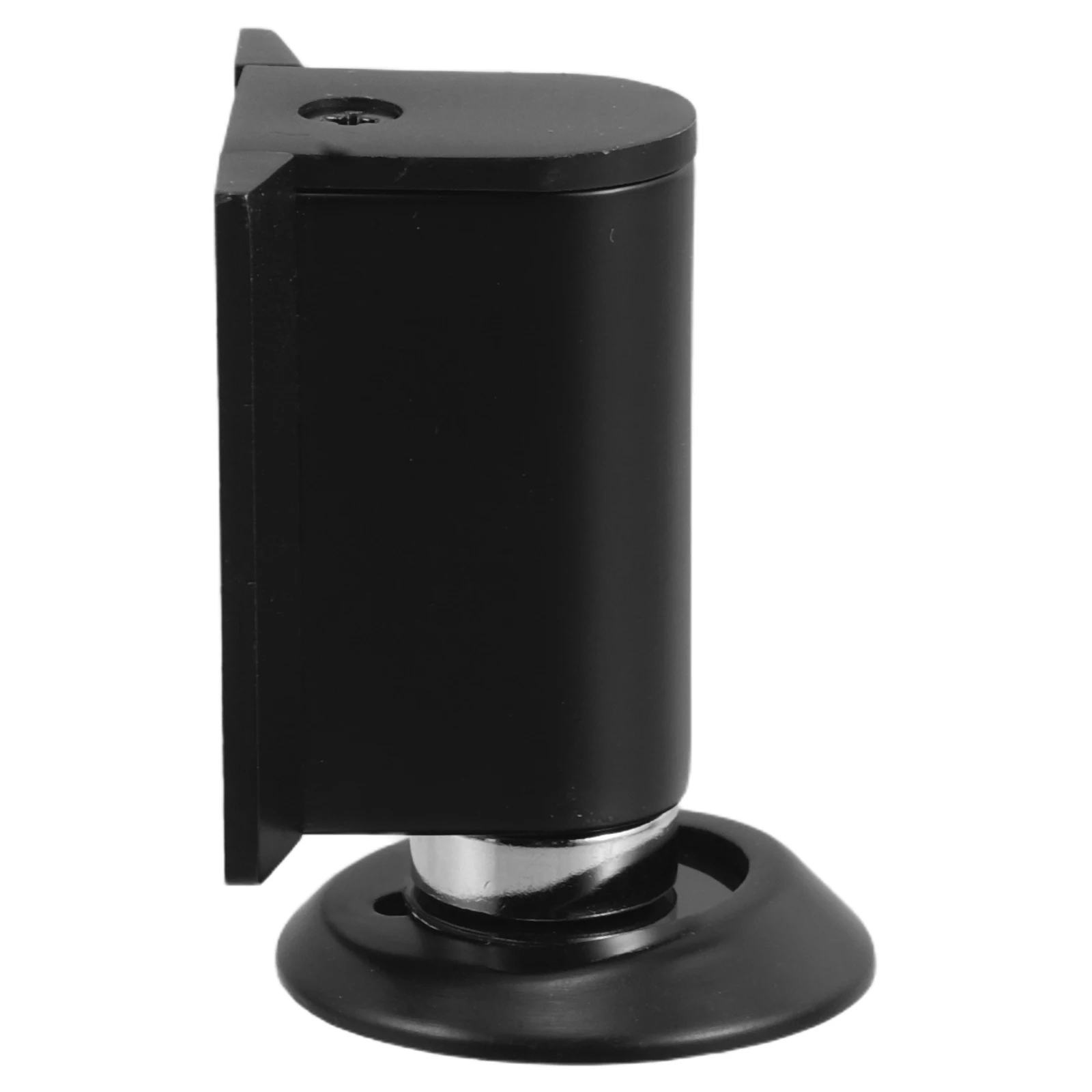 

1pcs Anti Collision Door Stopper Matte Black Zinc Alloy Decorative Wedges Self Adhesive No Drill Stoppers For Home Office Hotel