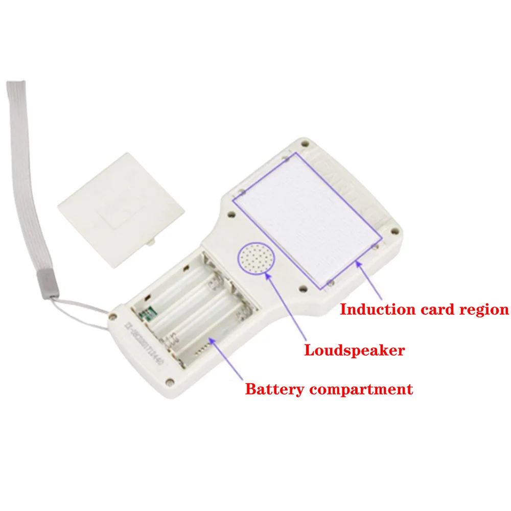 English 10 Frequency Copier RFID Smart Chip Reader 13.56Mhz NFC Card Programmer 125Khz T5577 Duplicator ID/IC Tag Key Writer