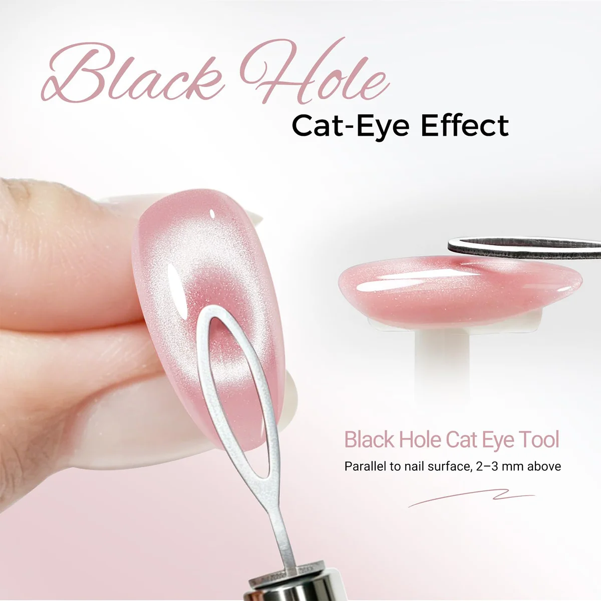 7-teiliges Katzenaugen-Nagelmagnet-Werkzeugset, magnetische Gel-Nagellack-Kunstwerkzeuge für French Tip, Herz-, Blumen- und Linien-Effekte – Detail 6
