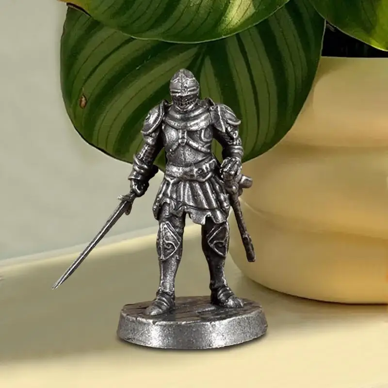 Desk Figurines Warrior Craft Ornament Creative Desktop Model Toy Home Decoration For Garden Balcony Nightstand Entryway Living