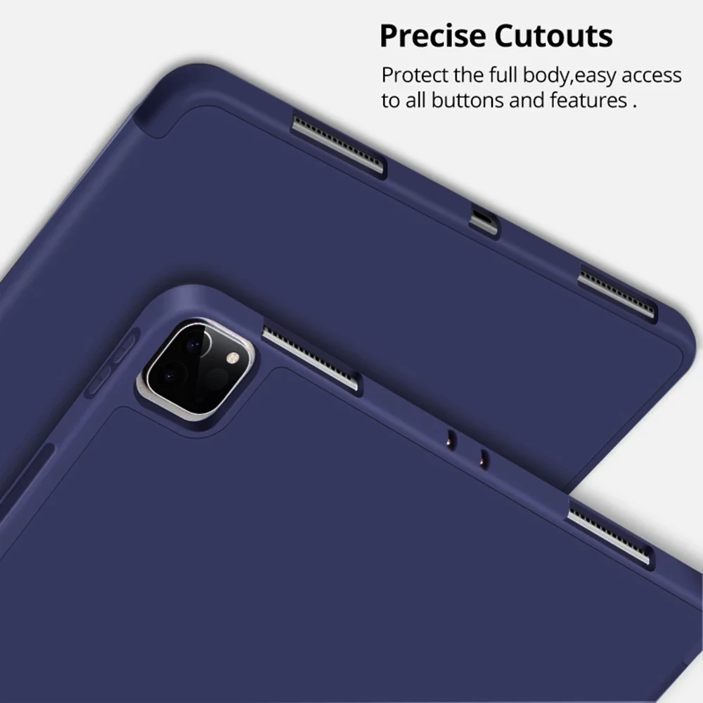 Funda para tableta Apple ipad 9,7 "Air 4 5 6 7 8 9 10th Gen mini 7,9 "8,3 Pro 11 2020 2021 2022 10,2" funda inteligente para dormir y despertador