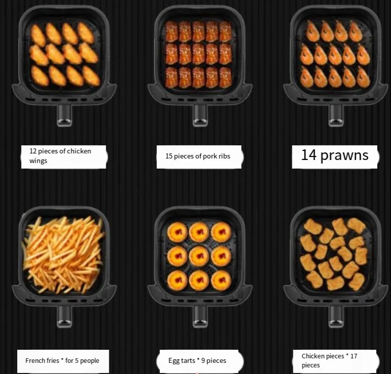 High-Performance Air Fryer Machine with Large Capacity for Restaurants