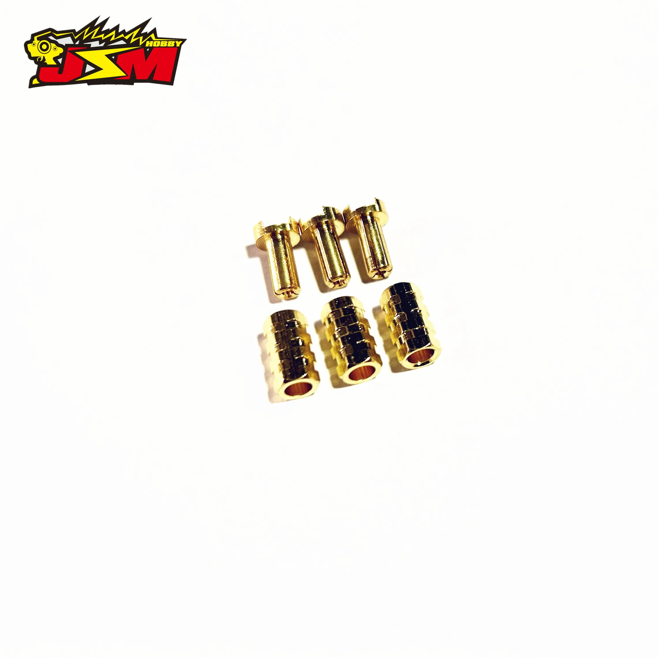 JSM Genuine 3.5 mm  Male Female Gold Bullet Banana Connector Battery ESC Plug ACUCANCE motor electrical transfer joint