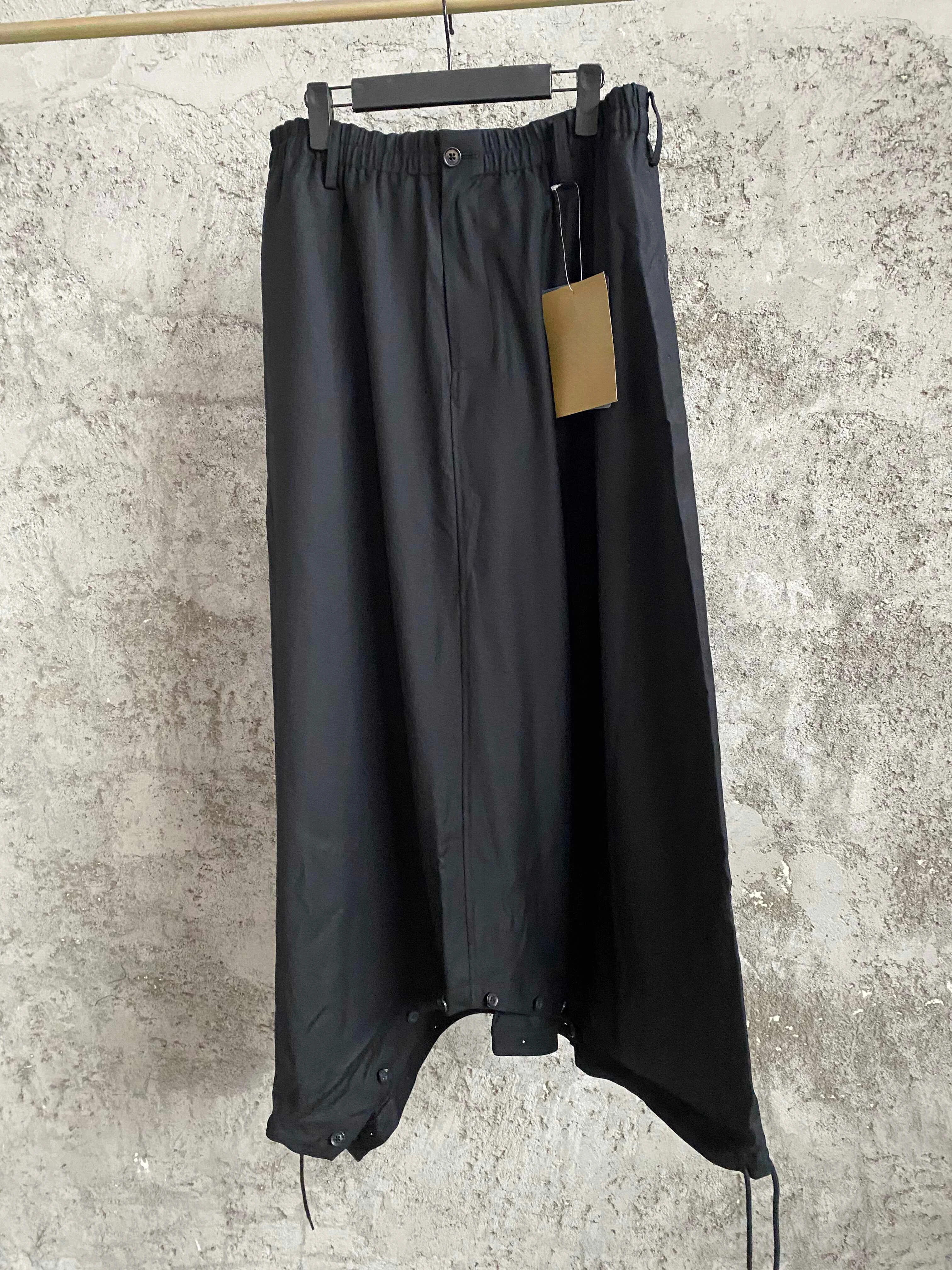 

TOP-YAMAMOTO Design sense Black versatile Harem pants, low-profile pants, loose crotch pants, men's style