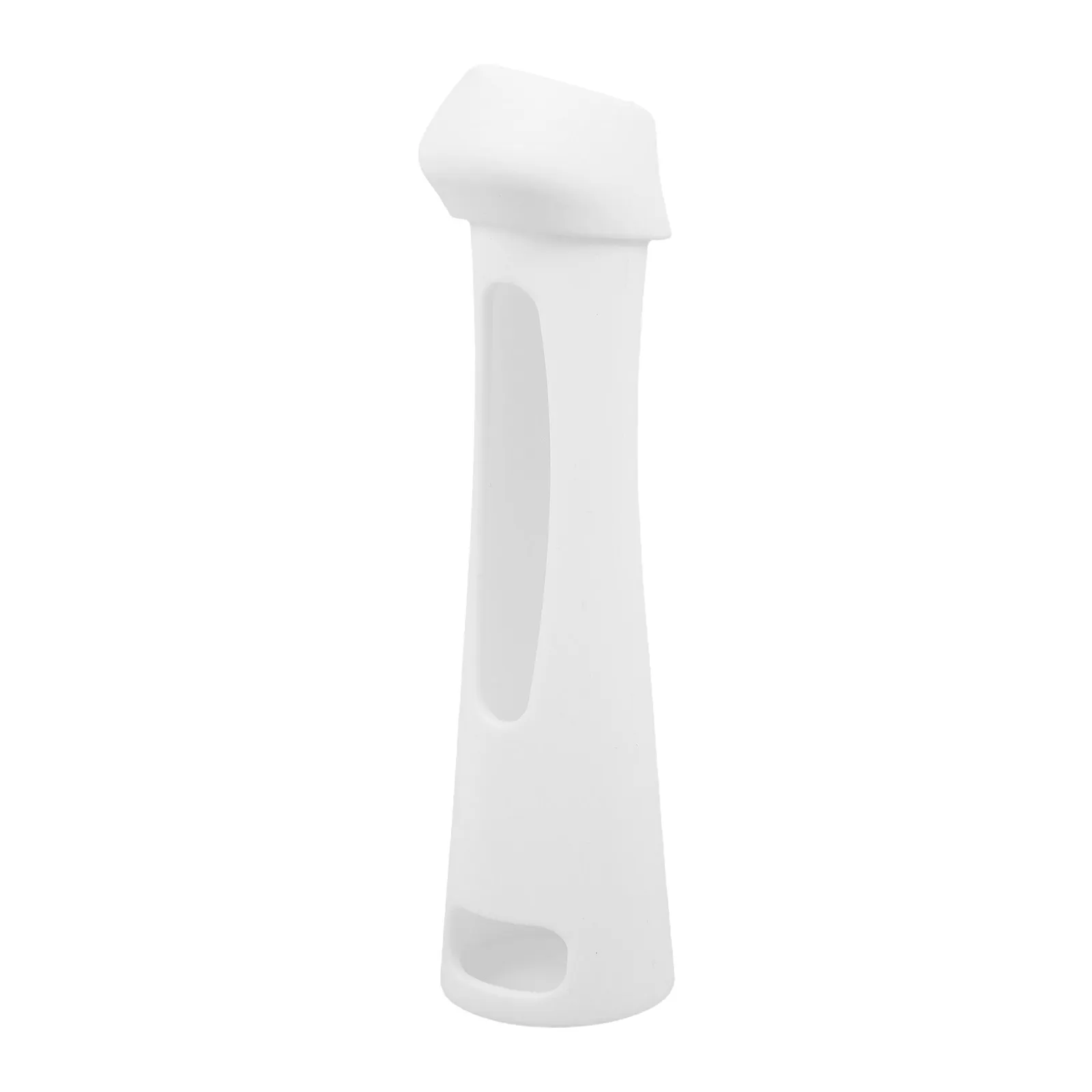 Silicone Facial Beauty Device Protective Cover – White Handheld Skincare Tool Case for Home Use