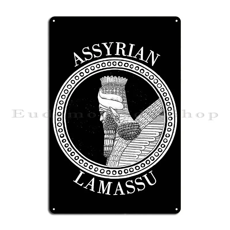 Assyrian Lamassu Metal Plaque Poster Decoration Poster Designer Classic Vintage Tin Sign Poster