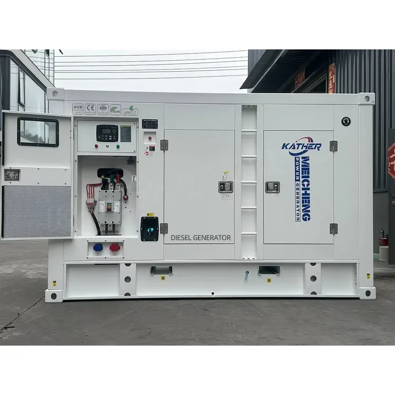 Powerful Silent Generator Set 30kva 50kva 60kva 80kva Outdoor Use Silent Generators Price 125kva 150kva Auto Start