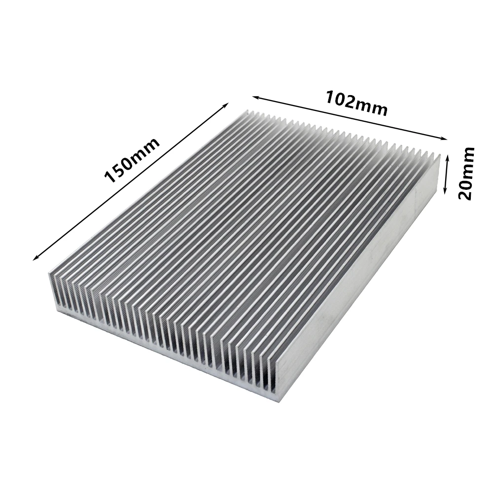 Extrudierter großer Aluminium-Kühlkörper, Kühlkörper, Kühler für LED-Chip, elektronische integrierte Schaltkreiskühlung, Wärmeableitung – Detail 10