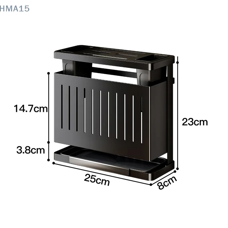 [HM][HM] Suporte para faca, bancada de cozinha, montado na parede, pauzinhos, colher, faca, rack de armazenamento
