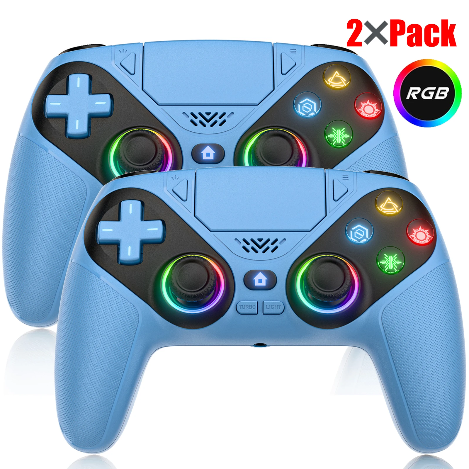 Controller voor Playstation 5 PS5/PS5 Pro/Slim/PC Gamepads met Hall Effect RGB draadloze gamecontroller joystick Marco/Turbo programma