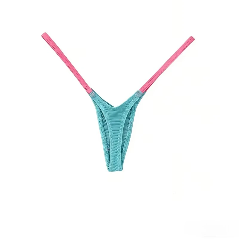 Intimo Sexy da Donna con Tanga, Slip Classici con Spalline Sottili, Vita Bassa, Multicolore, Elastico