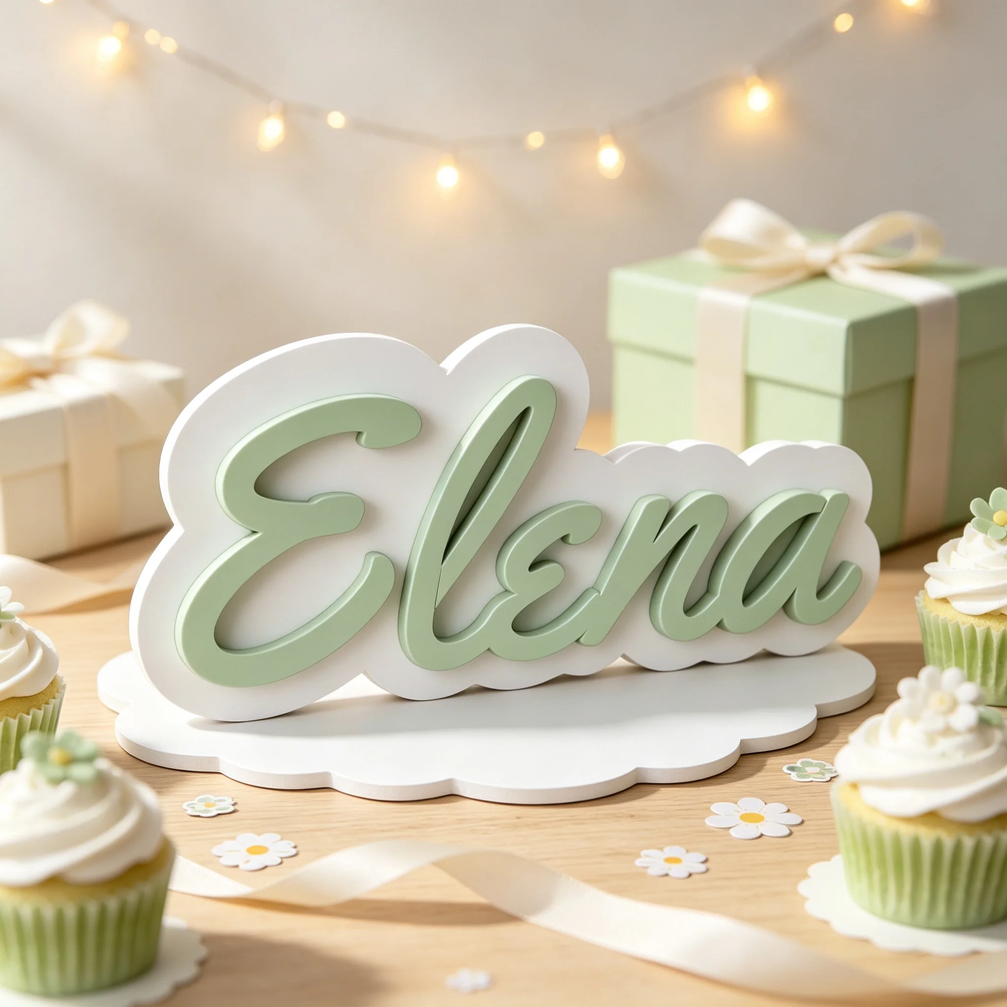 1pc Custom cartoon style PVC W - đánh giá và giá Desk Name Plate