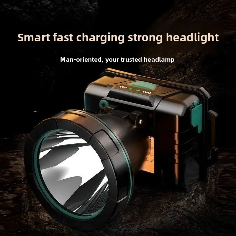 

Outdoor sports headlight, strong light ultra bright charging head, wearable outdoor lighting, ultra long battery life flashlight