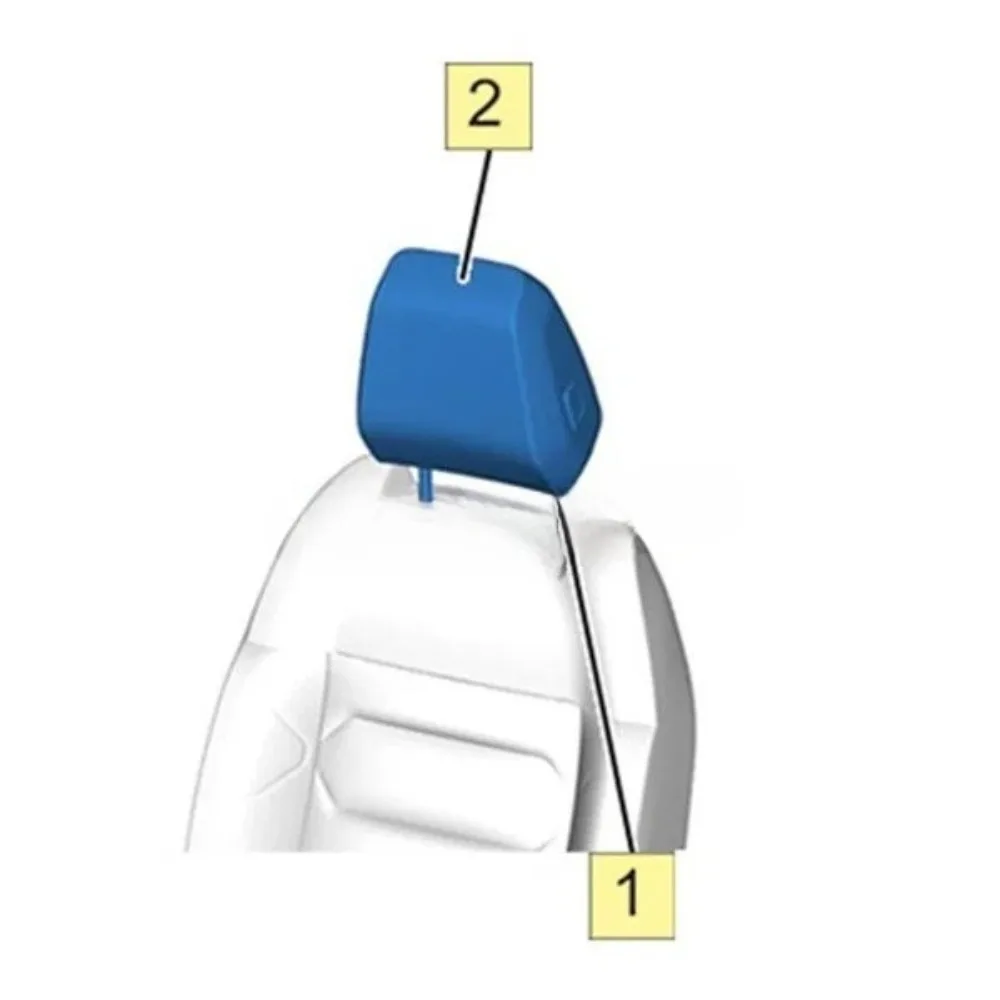 For Citroen C5X Genuine E43 Four Way Adjustable Headrest Active Safety Headrest Grey Black