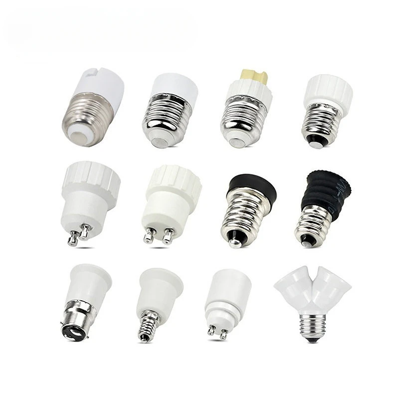 Lamp Base Lamp Holder Converter Socket Adapter MR16 GU10 LED Corn Bulb Light 1PCS E27 E14 G9 E12 B22 G4