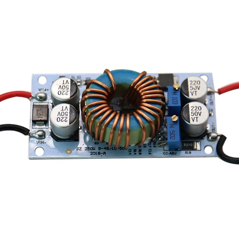 DC-DC250W High Power Adjustable Boost Constant Voltage Constant Current Vehicle Power Supply LED Boost Driver Aluminum Substrate