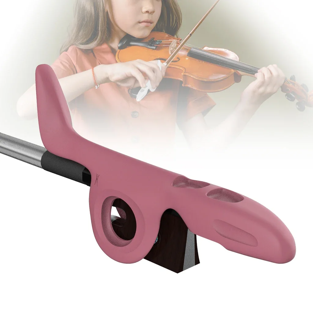 Arco per violino in silicone Archi per viola Correzione postura Impugnatura Arco Posa Ortesi Arco Correttore Fiddler Accessorio Strumento per