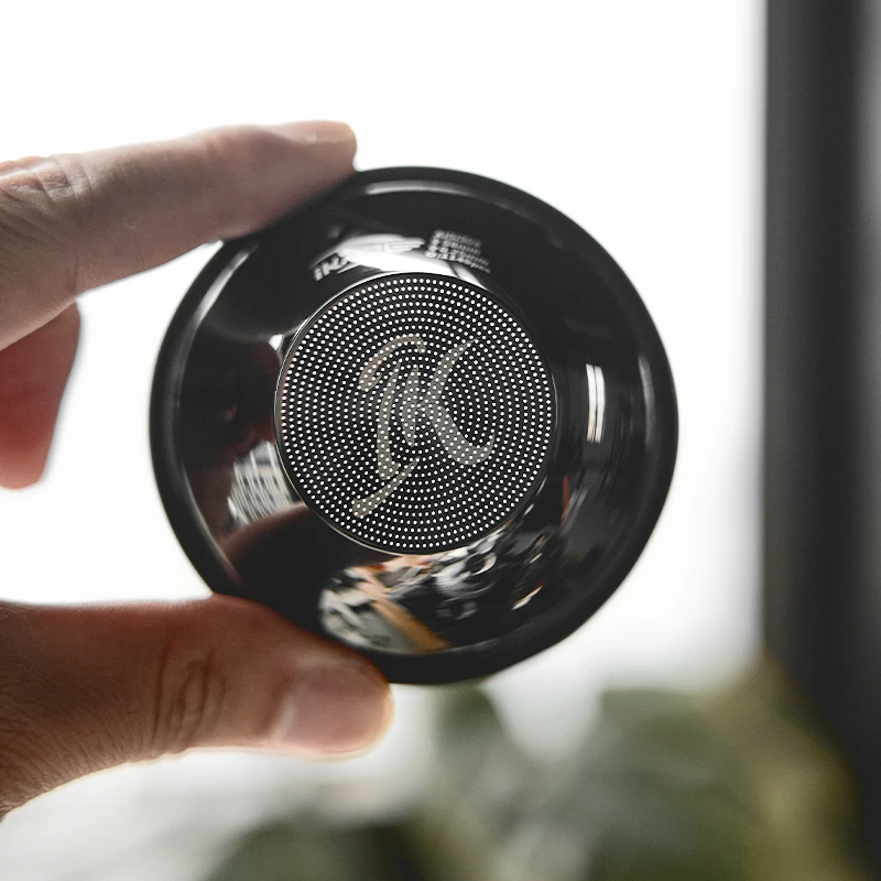 IKAPE Variable Diameter Espresso Portafilter Convex Basket 58mm  Black,Precision High Extraction for 58mm Bottomless Portafilter view 5
