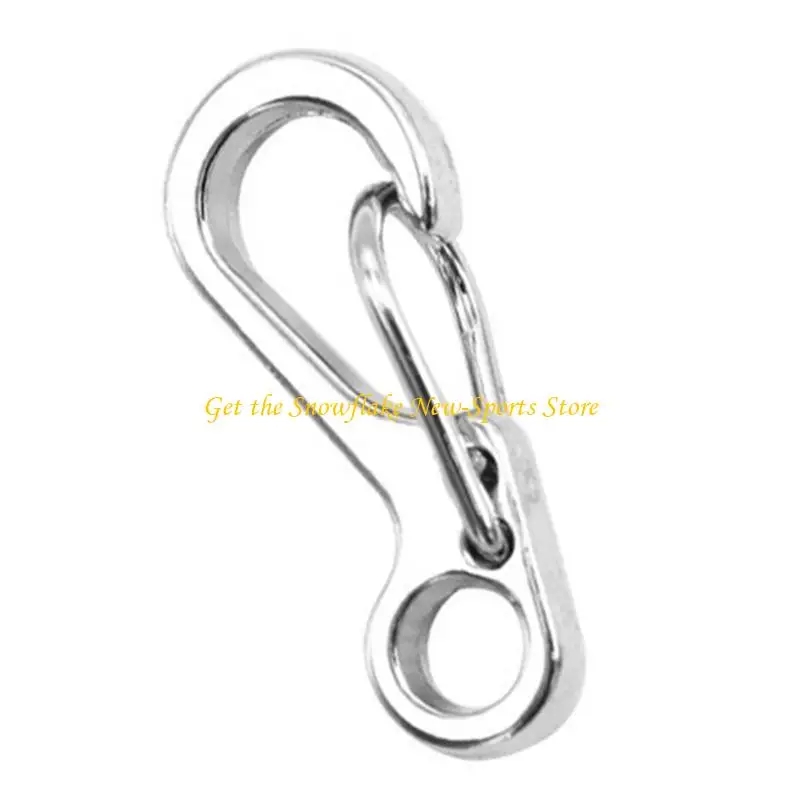 E56D 10Pcs Paracord Carabiner Clip Aluminum Alloys Keychain Carabiner Clasp Small Carabiner Clip Spring Keyring Hook