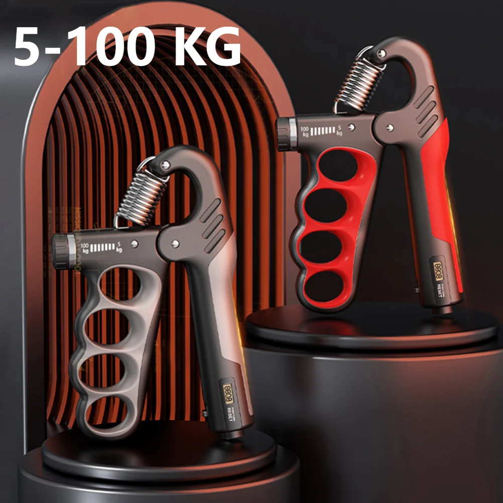 5-100Kg Hand Gripper Hand Trainer Gym Expander Hand Strengthener Adjustable Finger Trainer Hand Handgrip Hand Expander Excercise