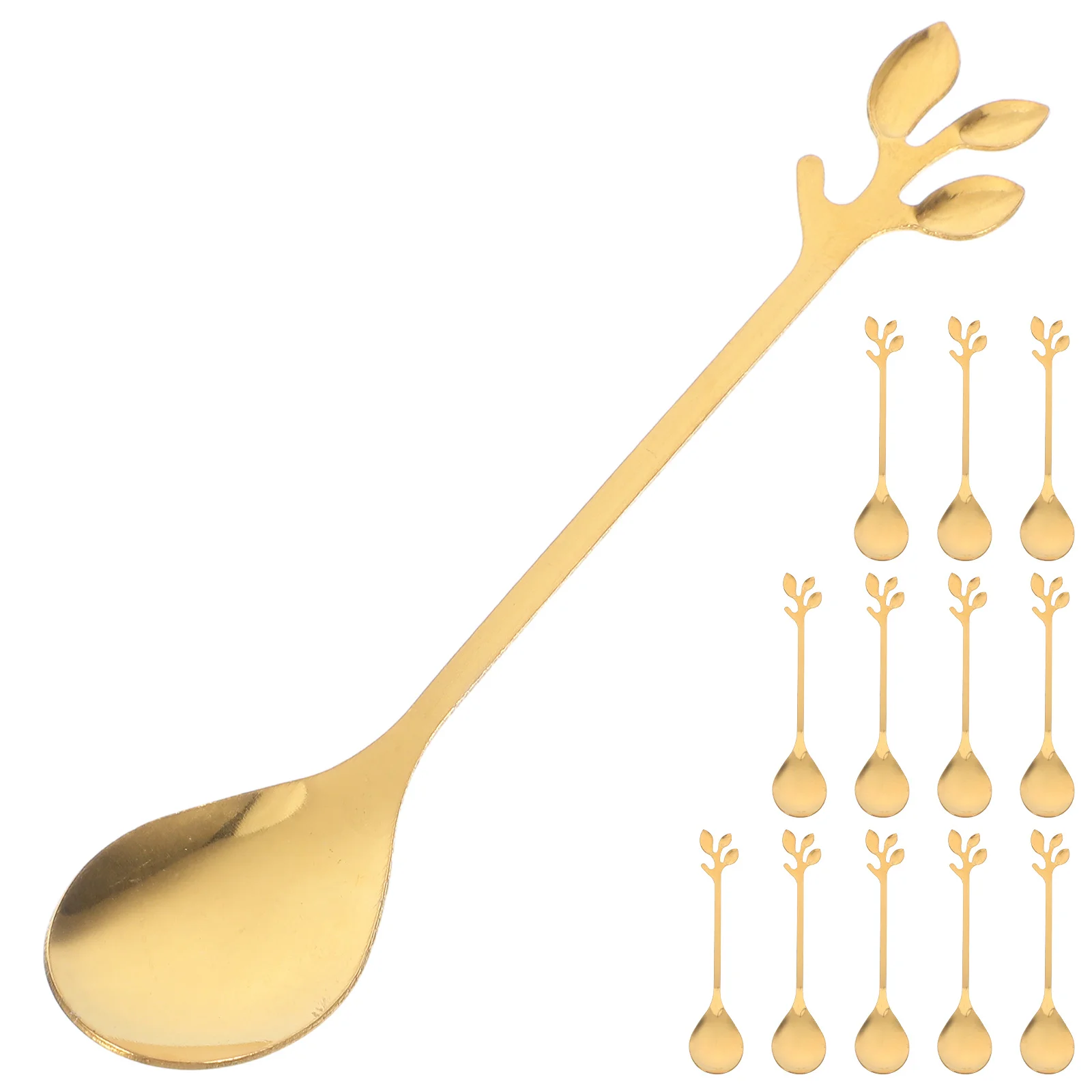 

20Pcs Stainless Coffee Spoons Long Handle for Coffee Stirring Dessert Ice Tea Cocktail Bar Stirrer Kitchen Teaspoons