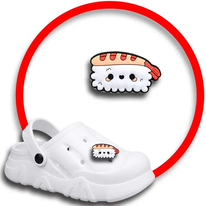 Cake Snacks Shoe Charms for Crocs Sandals Women Clogs Pins Shoe Decorations Accessory Men Badges Girls Kids Shoes Accessories