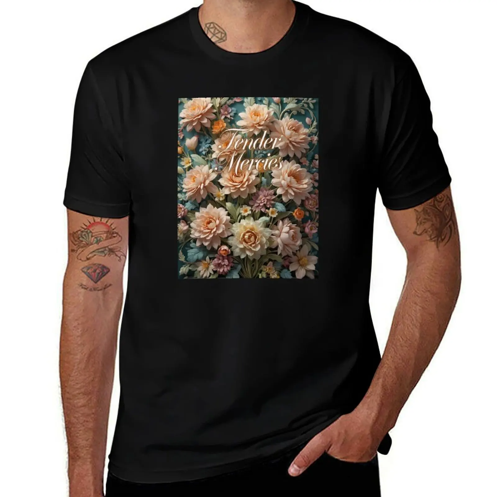 

Tender Mercies - Spring Collection - Floral - Spring Vibes Energy 13 T-Shirt custom t-shirts Man t-shirt funny t shirts men