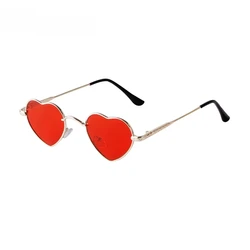 ZXIAC Stylish Red Love Heart Shaped Frame Sunglasses Women Brand Design Trend Cute Sun Glasses Eyewear Shades UV400 Female Gafas