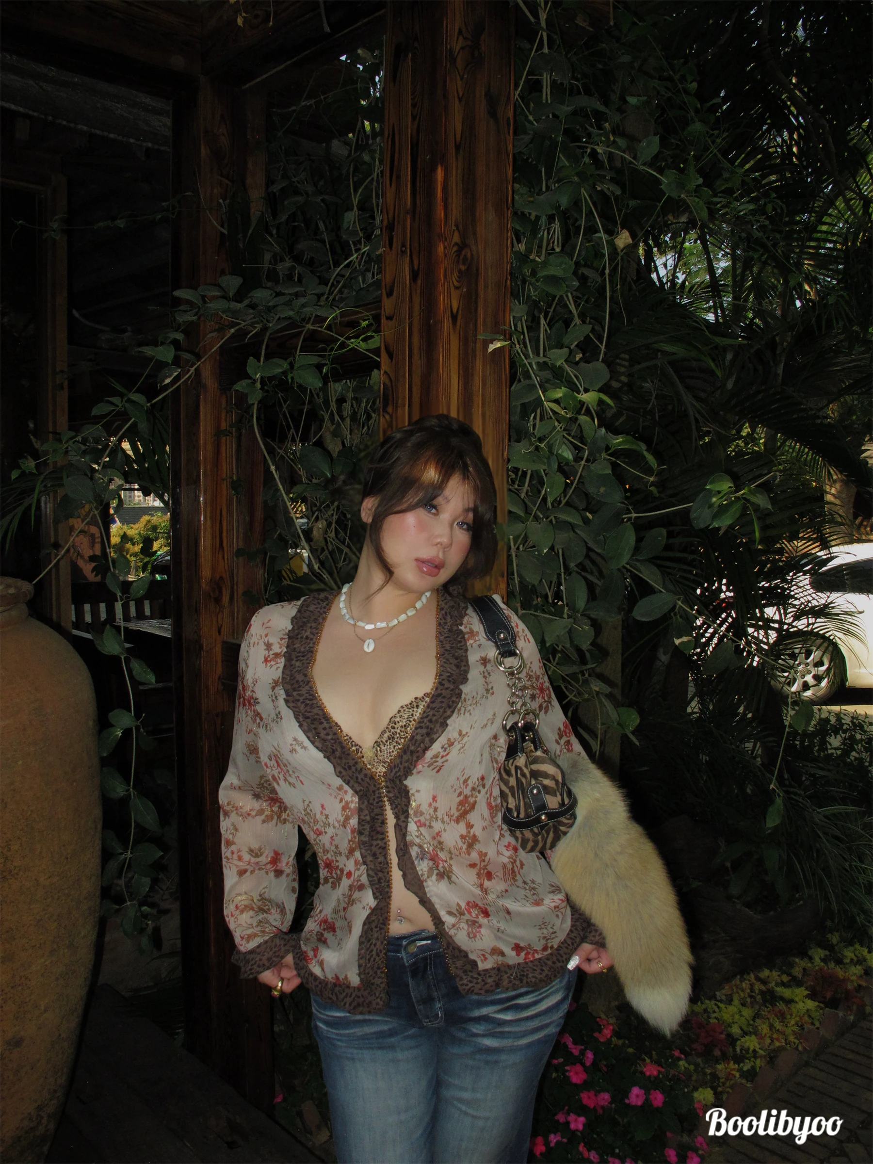 

Новая винтажная шифоновая блузка Boolibyoo34 большого размера с золотистыми и серебристыми нитями, свободного кроя, с длинными рукавами