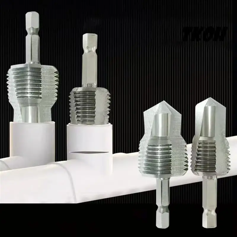 

TKOH-Water Tube Expansion Hole Opener Bit PPR Lifting Drill Bit Tapping Three-In-One Lifting Drill Bit