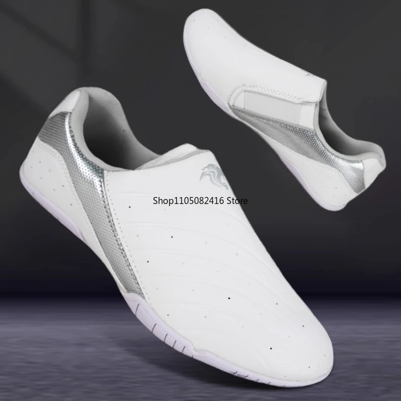 

Unisex Soft Sole Martial Arts Training Shoes Luxury Taekwondo Shoes for Men Women White Taiji Tai Chi Shoes