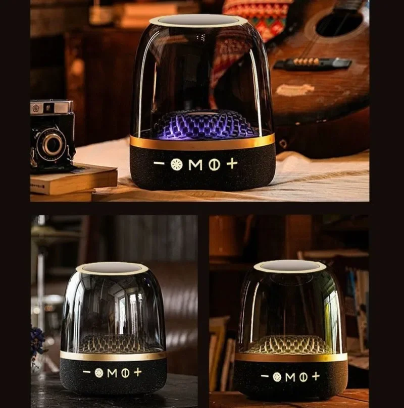 هارمان 4th 120 واط باس صندوق تشغيل الموسيقى عالية الطاقة المحيطة عمود الصوت 9D شاشة كاملة شفافة صندوق الصوت سمّاعات بلوتوث TWS/TF #2