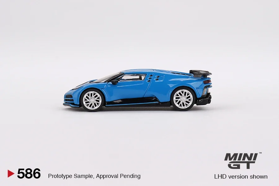 MINIGT Bugatti Centodieci Blu Chiron Pur Sport Divo Presentatie Chiron Super Diecast Diorama Auto Model Speelgoed