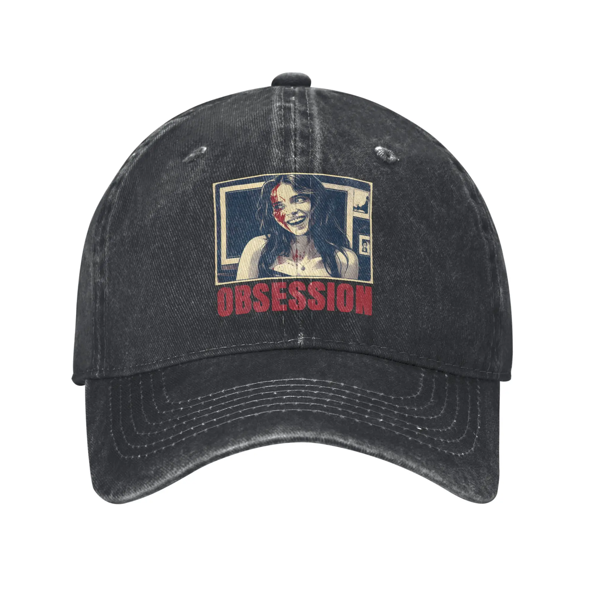 Obsessions 2026 Pop Art Baseball Caps Classic Distressed Denim Washed  Sun Cap for Men Women Outdoor Summer Gift Caps Hat
