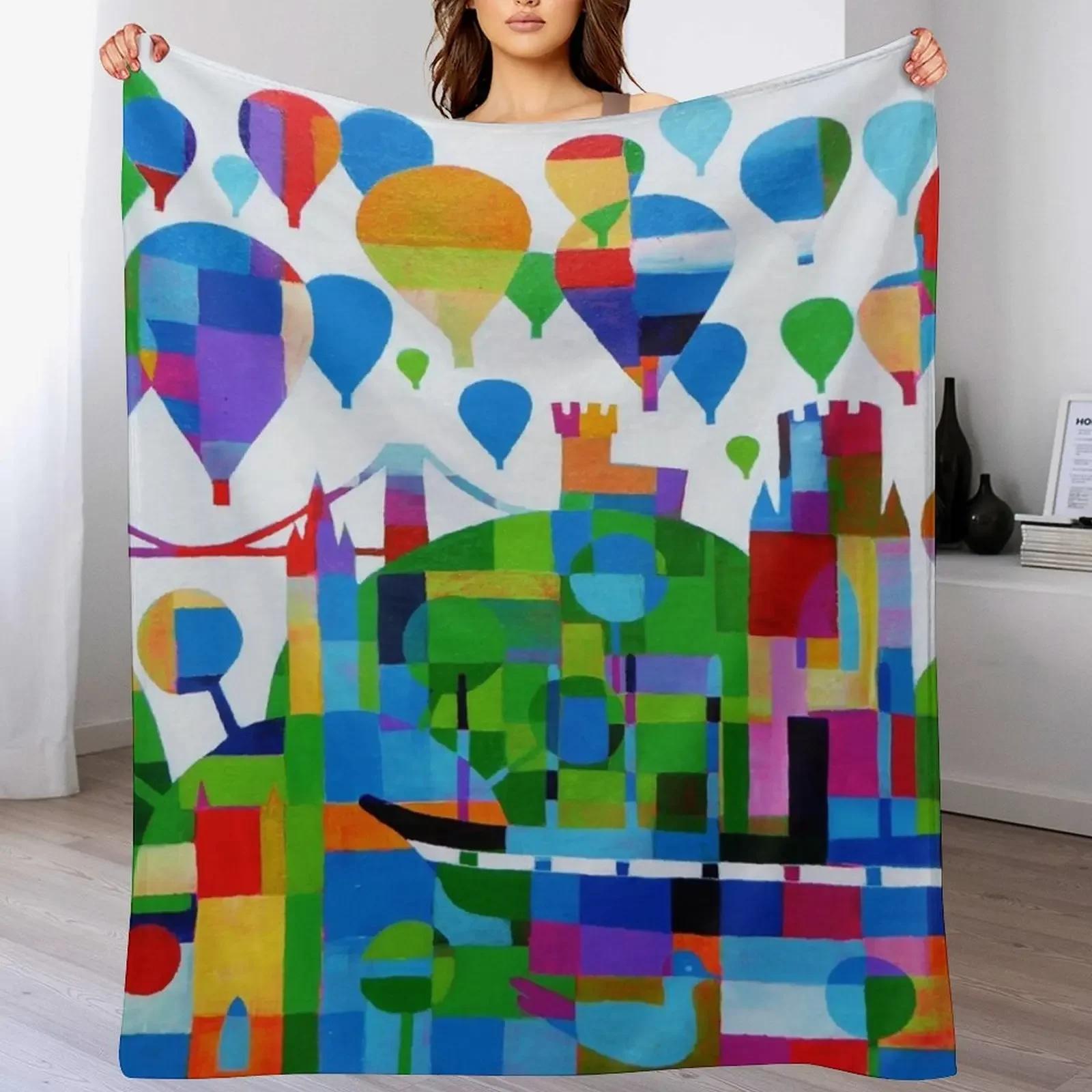 Fiesta Throw Blanket Ultra Plush Cozy Blanket for Napping Sleeping